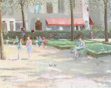 Paris Scene oil painting
